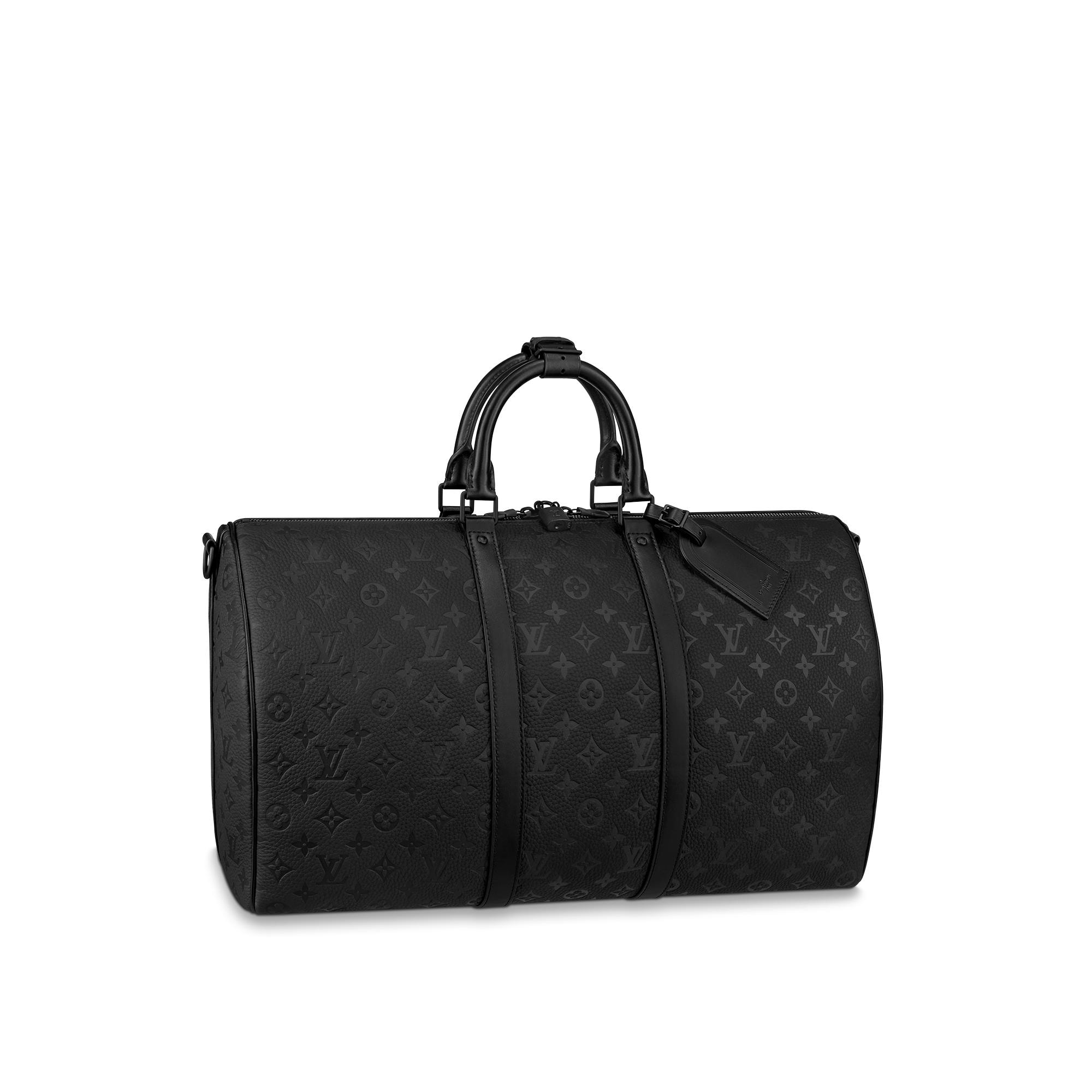 Bolsa de Viagem Keepall Bandoulière 50 Monogram Taurillon Leather